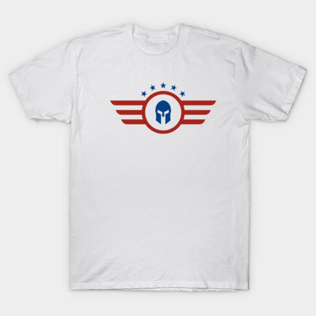 American airforce Patter T-Shirt by RubyCollection